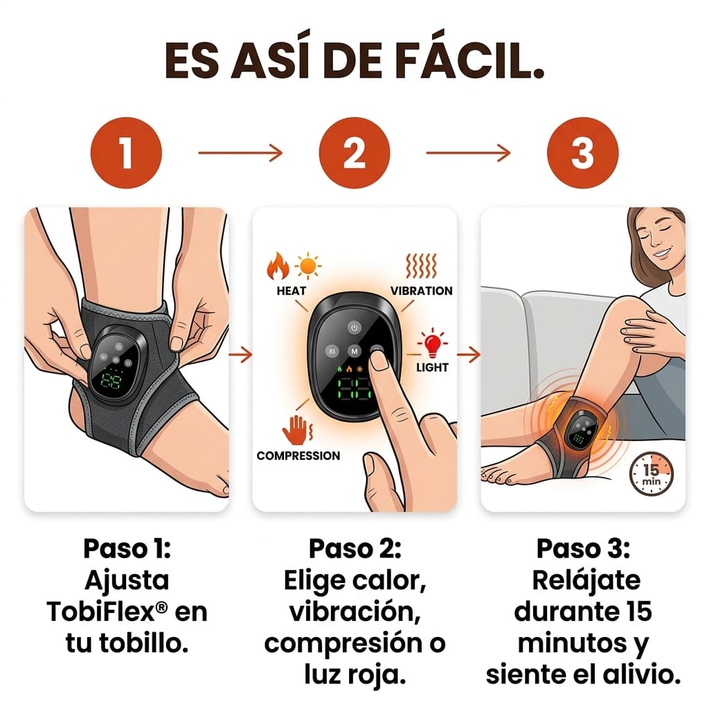 TobiFlex | Tobillera de 4 Terapias para la Circulación