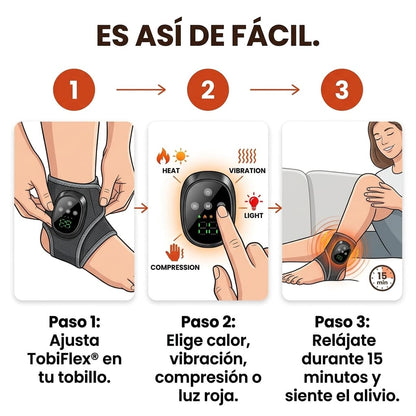 TobiFlex | Tobillera de 4 Terapias para la Circulación