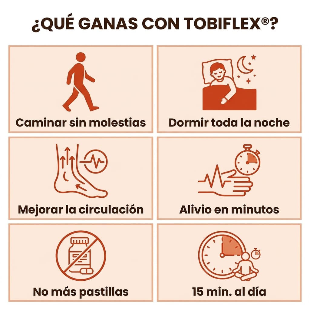 TobiFlex | Tobillera de 4 Terapias para la Circulación