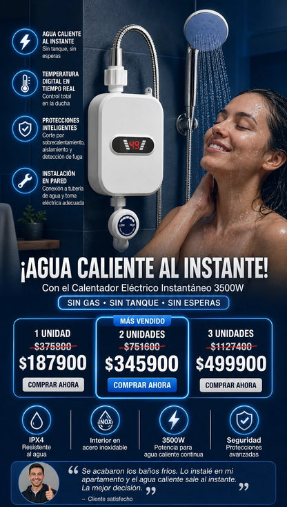 CALENTADOR DE DUCHA ELECTRICO
