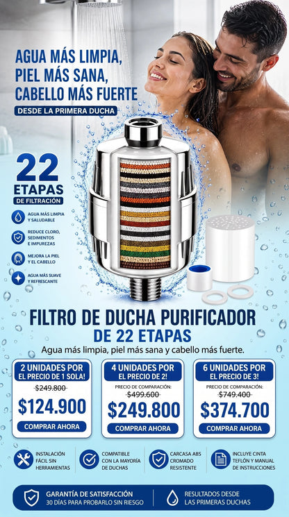 FILTRO DE DUCHA 2X1